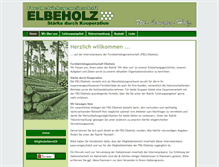 Tablet Screenshot of elbeholz.de